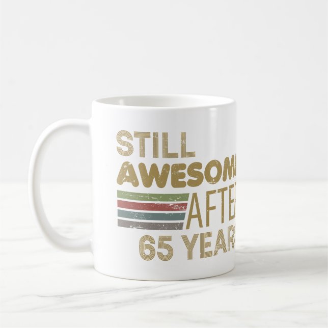 Mug Superbe 65e anniversaire (Gauche)