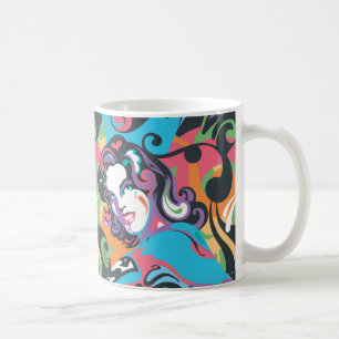 Mug Supergirl Color Splash Swirls Pattern 1