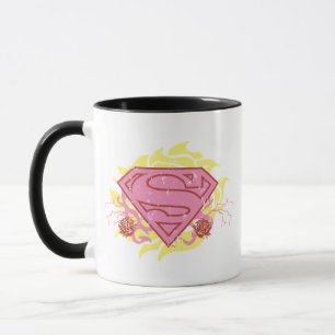 Mug Supergirl Fleurs roses