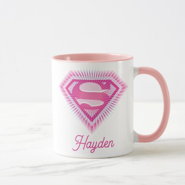 Mug Supergirl Pink Logo (Droite)