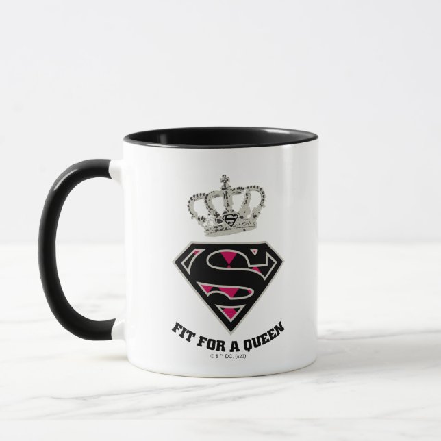 Mug Supergirl S-Shield "Adapté Pour Une Reine" (Gauche)