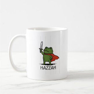 Mug Superhero Frog Hazzah Cartoon Art