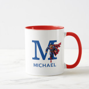 Mug Superman 47   Ajouter votre monogramme et votre no