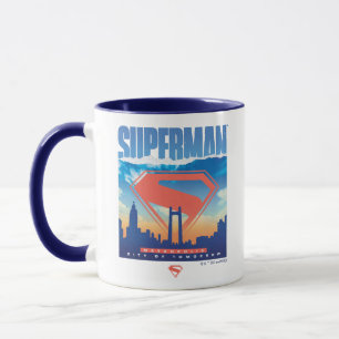Mug Superman Metropolis Skyline
