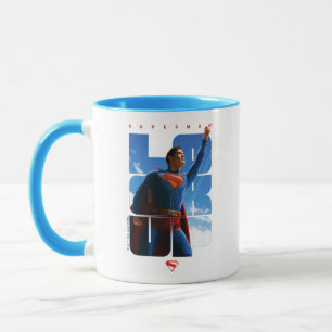 Mug Superman regarde Pose