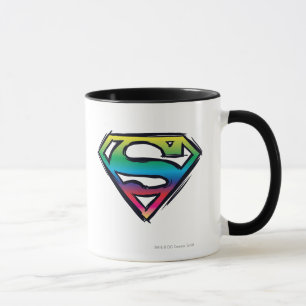 Mug Superman S-Shield  Logo Arc en ciel
