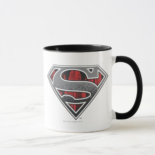 Mug Superman S-Shield | Logo de Grey et Red City (Droite)