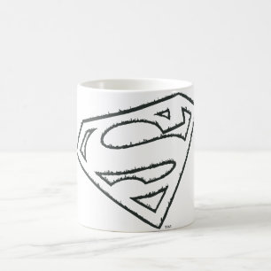 Mug Superman S-Shield Logo de Grunge Sideways