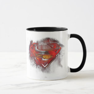Mug Superman S-Shield   Logo peint