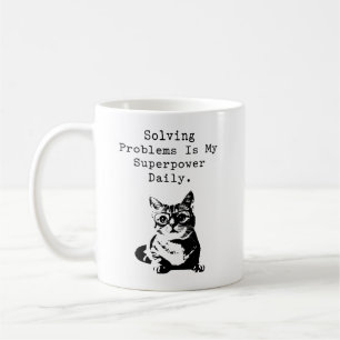 Mug Superpuissance de résolveur de problèmes Enthousia