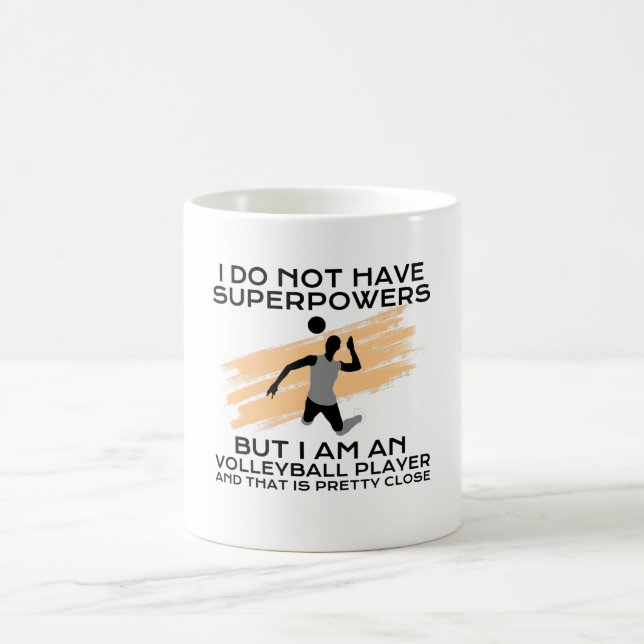 Mug Superpuissances du joueur de volley-ball (Centre)