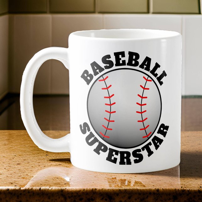 Mug Superstar du baseball (Baseball Superstar Mug)