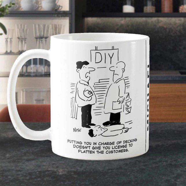Mug Superstore Magasin de détail Travailleur et direct (Créateur téléchargé)
