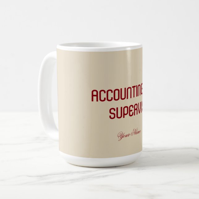 MUG "SUPERVISEUR COMPTABLE" (Devant gauche)