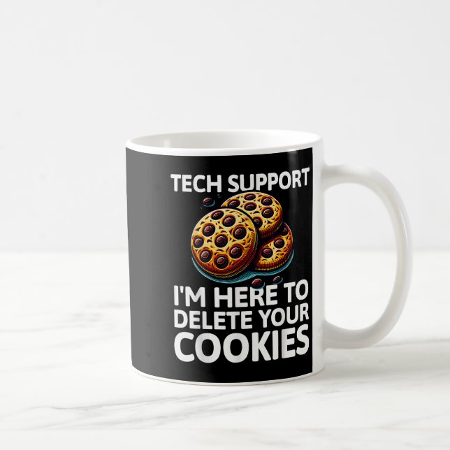 Mug Support Technique De Noël Ici Pour Supprimer Les C (Droite)