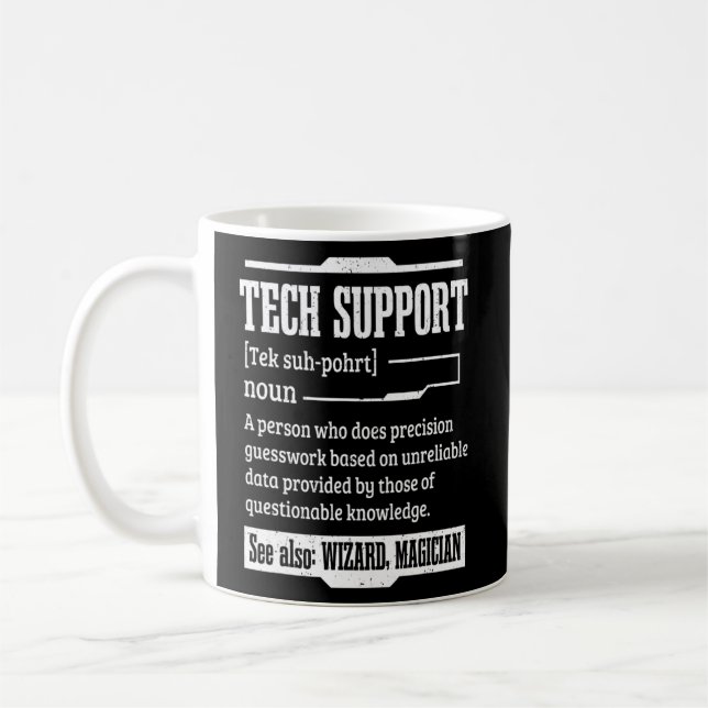 Mug Support technique Définition de l'ordinateur (Gauche)