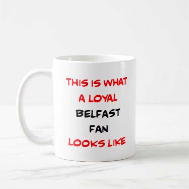 Mug supporter de Belfast, loyal (Gauche)
