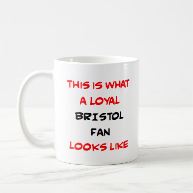 Mug supporter de Bristol, loyal (Gauche)