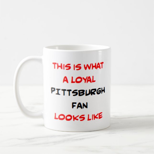 Mug supporter de Pittsburgh, loyal (Gauche)