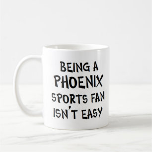 Mug supporter sportif de Phoenix, étant