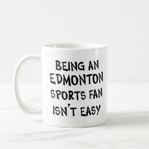 Mug supporter sportif d'Edmonton, étant