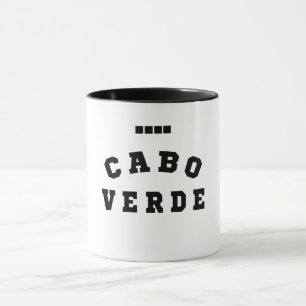 Mug Supporteur de football du Cap-Vert