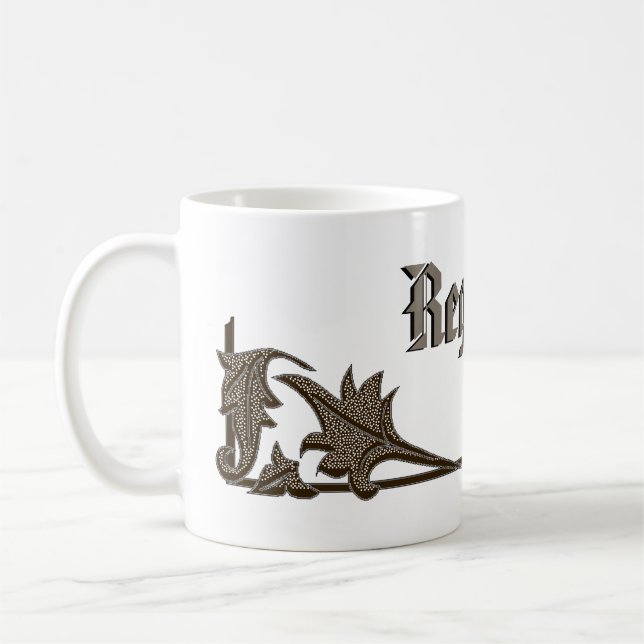 Mug - Supports et nom de feuilles (Gauche)