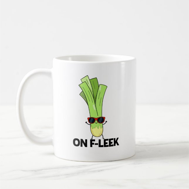 Mug Sur Fleek Funny Veggie Leek Pun (Gauche)