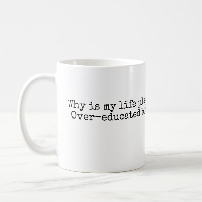 Mug Sur-instruit, Sous-intelligent (Gauche)
