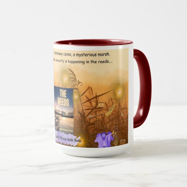 Mug Sur la crique sans café....dans les roseaux (Devant droit)