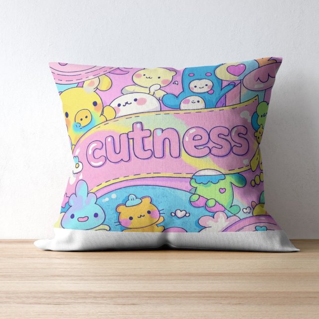 Mug Surcharge de mignonne ، Kawaii Cartoon Friends" (Créateur téléchargé)
