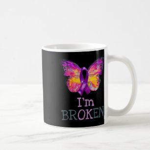 Mug Surdose Sensibilisation Papillon Violet Ruban Je s
