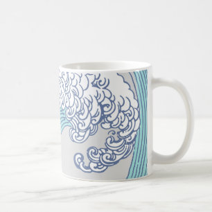 Mug Surf asiatique japonais Vague Art Ocean Art