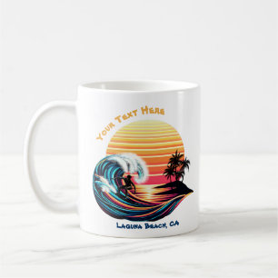 Mug Surf au coucher du soleil