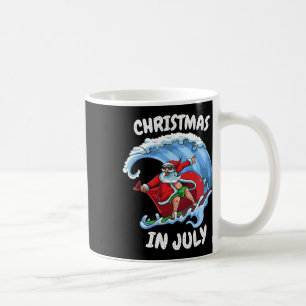 Mug Surf d'été Père Noël Noël en juillet Vacances Gi