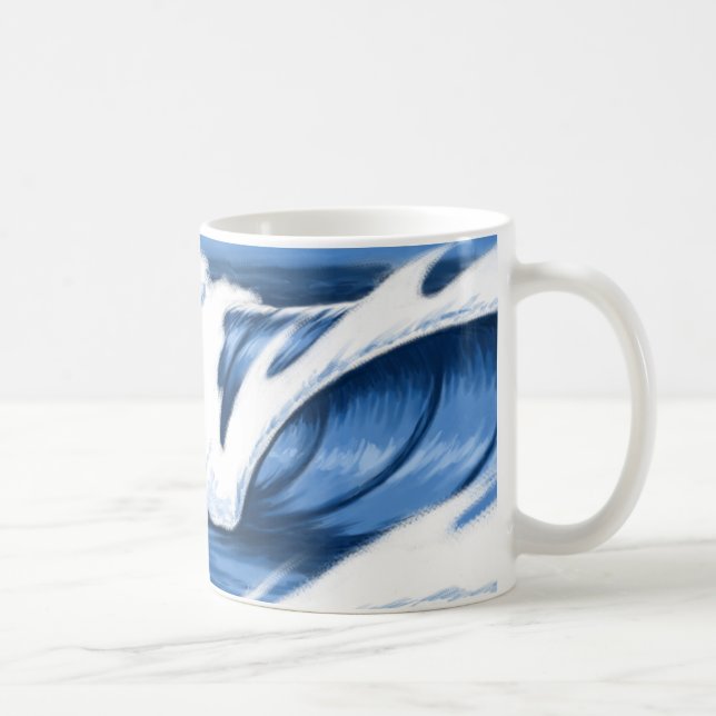 Mug Surf Hawaïen illustré (Droite)