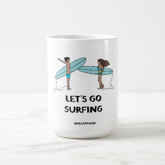 Mug Surf/Surf - Allons faire du surf