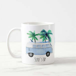 Mug Surf Up Retro Vintage Surboards