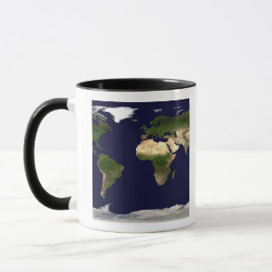 Mug Surface de terre, eau peu profonde, et Topogra