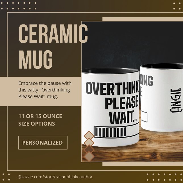 Mug Surpenser S'Il Vous Plaît Attendre Musique Céramiq (Créateur téléchargé)
