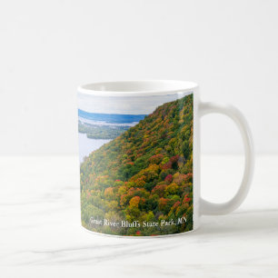 Mug surplombant le fleuve mississippi et les falaises