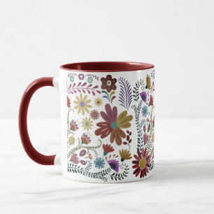 Mug Surprise de fleurs tropicales 
