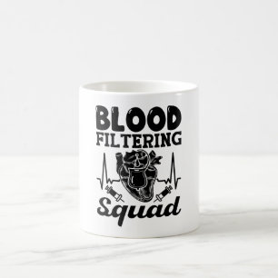 Mug Surveillance du sang Nephrologie Infirmière dialys