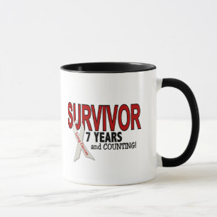 Mug Survivant de cancer de poumon 7 ans