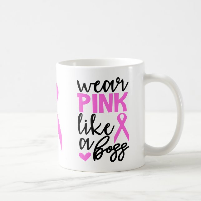 Mug Survivant de la lutte contre le cancer du sein (Droite)