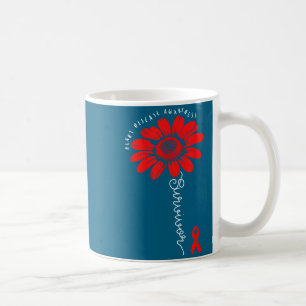 Mug Survivant de la santé cardiaque Sensibilisation à 