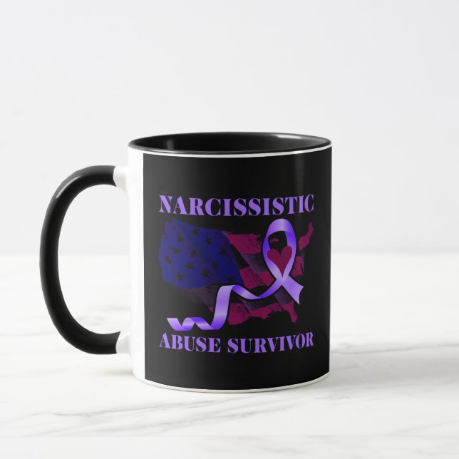 Mug Survivant de la sensibilisation à la violence narc (Gauche)