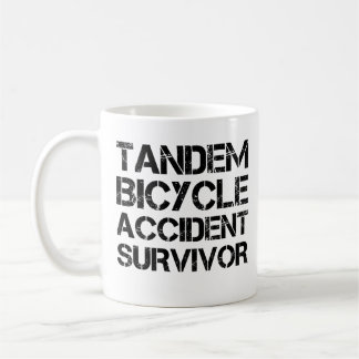 Mug Survivant de l'accident de bicyclette Tandem