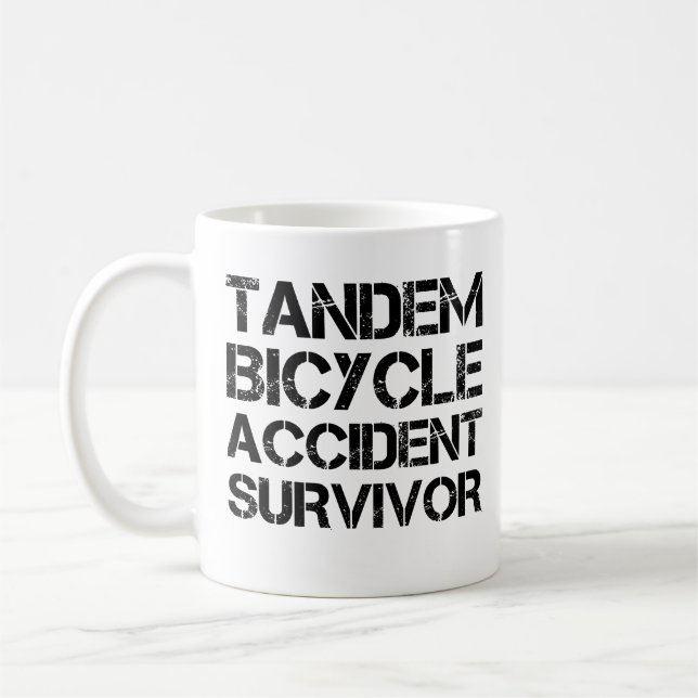 Mug Survivant de l'accident de bicyclette Tandem (Gauche)