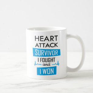 Mug Survivant de l'attaque cardiaque, je me suis battu